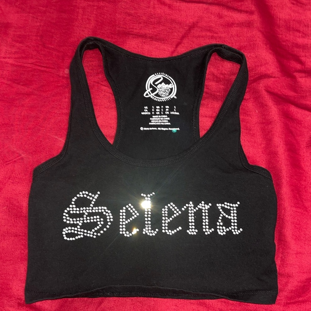 Selena crop tank